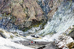 Whakaari’s crater